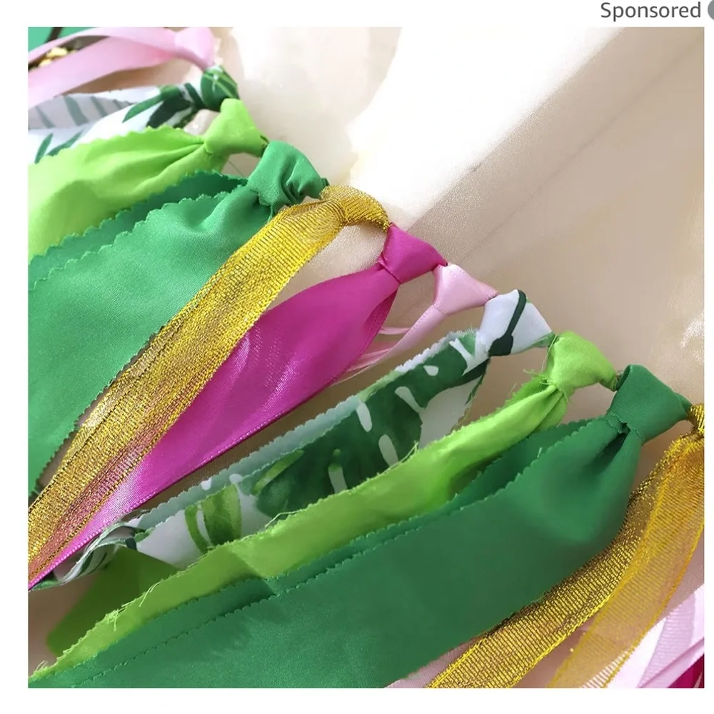 Aloha to One, 1 st. Birthday Luau Theme Highchair Banner